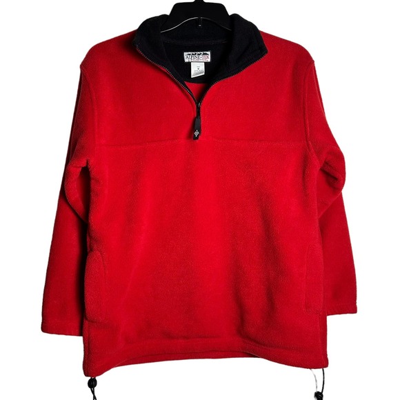 Alpine Tek Fleece Pullover Red size Medium - Picture 1 of 12